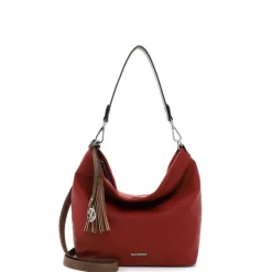 Emily & Noah Elke Handbag M red/cognac