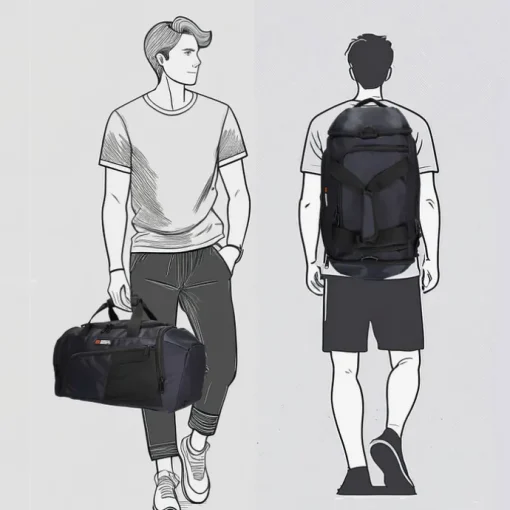 Enrico Benetti Innsbruck Duffle blue