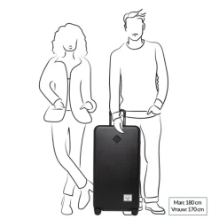 Herschel Supply Co. Heritage Hardshell Large Luggage black