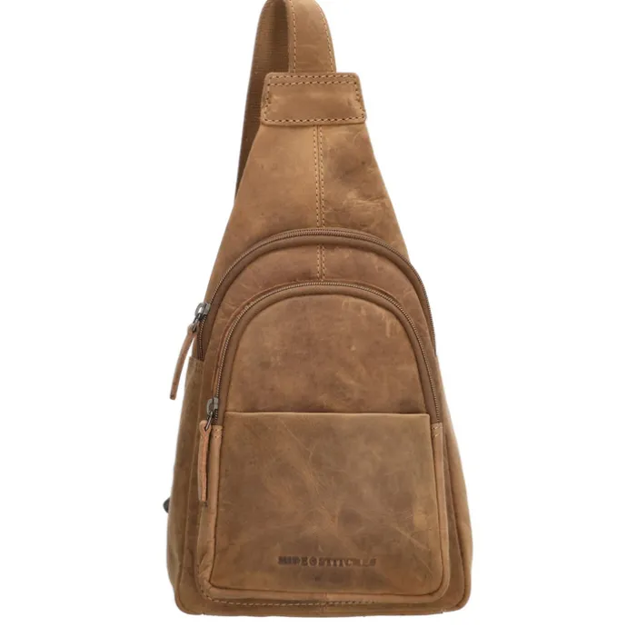 Hide & Stitches Idaho Radiant Schoudertas bruin