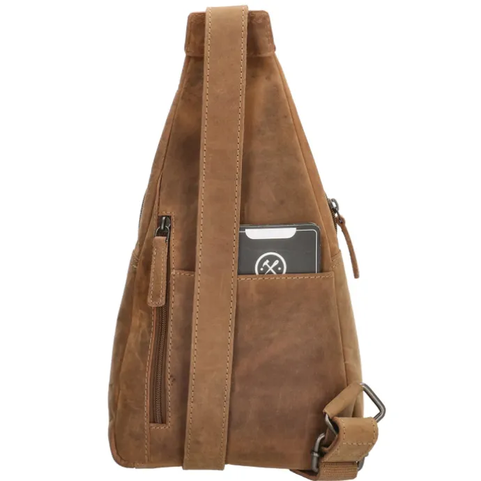 Hide & Stitches Idaho Radiant Schoudertas bruin