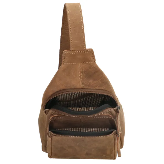 Hide & Stitches Idaho Radiant Schoudertas bruin