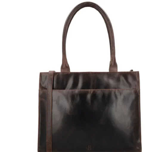 Hide & Stitches Next Navajo Laptopbag darkbrown