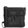 Hide & Stitches Paint Rock Shoulderbag High black