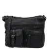 Hide & Stitches Paint Rock Shoulderbag black