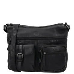 Hide & Stitches Paint Rock Shoulderbag black