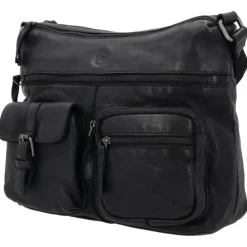 Hide & Stitches Paint Rock Shoulderbag black