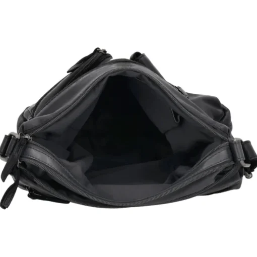 Hide & Stitches Paint Rock Shoulderbag black
