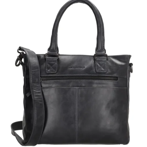 Hide & Stitches Porto Handtas II donker navy