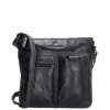 Hide & Stitches Porto Schoudertas donker navy