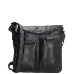 Hide & Stitches Porto Schoudertas donker navy