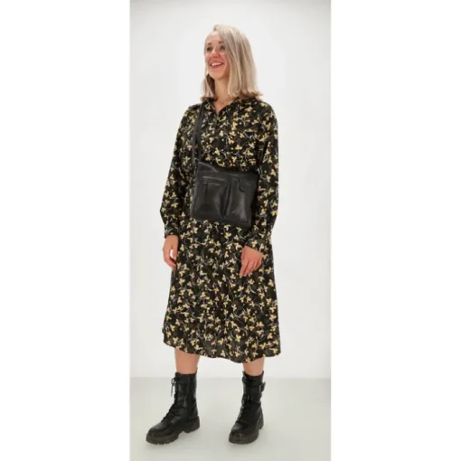 Hide & Stitches Porto Schoudertas donker navy