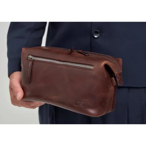 Jost Lund Toiletbag brown