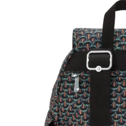 Kipling City Pack S prt ac geo feather