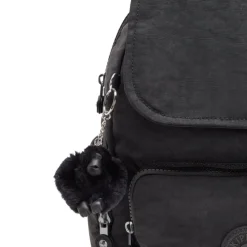 Kipling City Zip S black noir