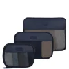 Lipault Travel Accessoires Set of 3 Compression Packing Cubes navy