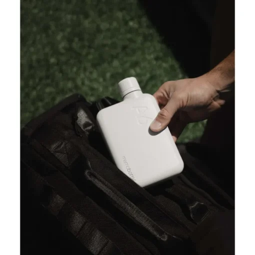 Memobottle A6 Bottle Stainless Steel 500ml white