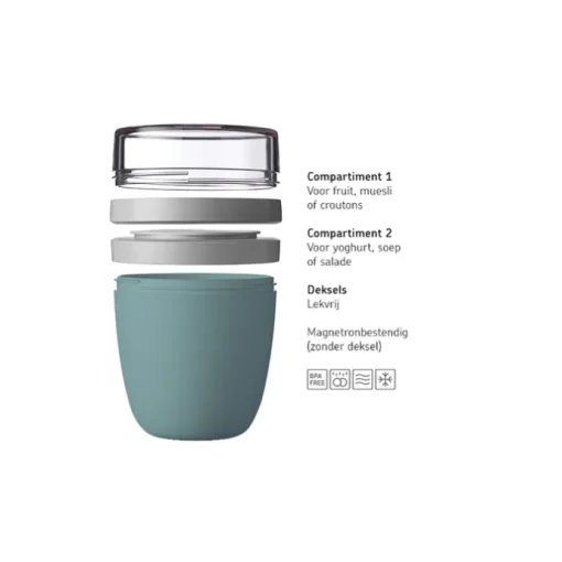 Mepal Ellipse Lunch Pot Mini nordic sage
