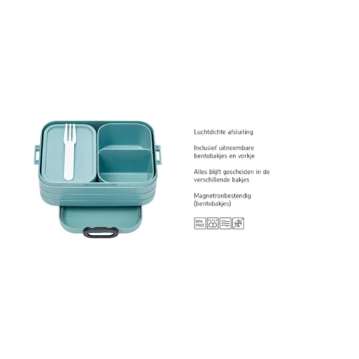 Mepal TAB Bento Lunch Box Medium nordic blue