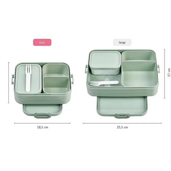 Mepal Take a Break Bento Lunchbox Midi vivid blue