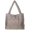 Mozz Mom Bag Puffy Shopper beige