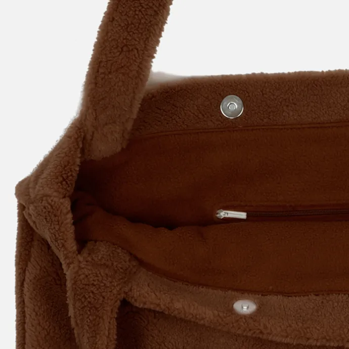 Mozz Mom Bag Teddy cognac