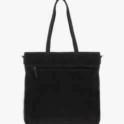 Mozz Momsbag Shopper Suede black