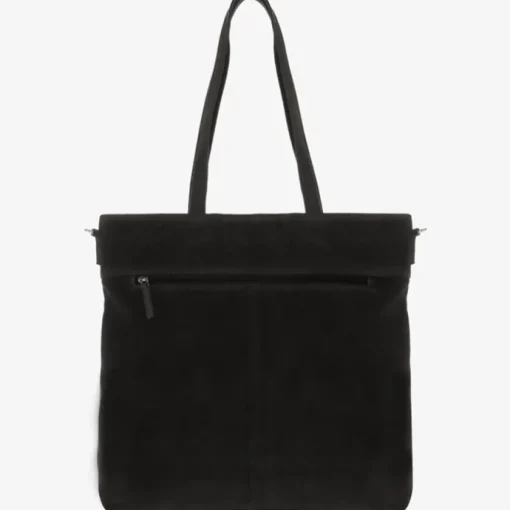 Mozz Momsbag Shopper Suede black