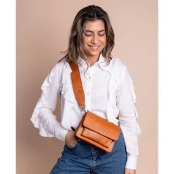 O My Bag Harper Crossbody Mini cognac