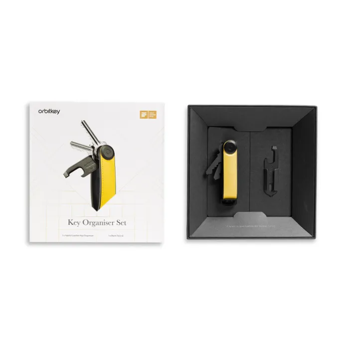 Orbitkey Key Organiser Set yellow
