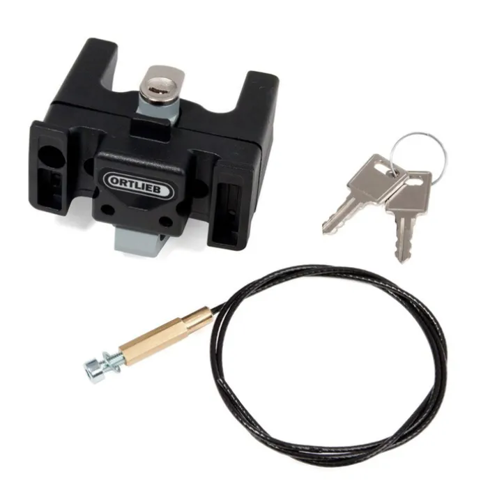 Ortlieb Handlebar Mounting-Set with Lock black