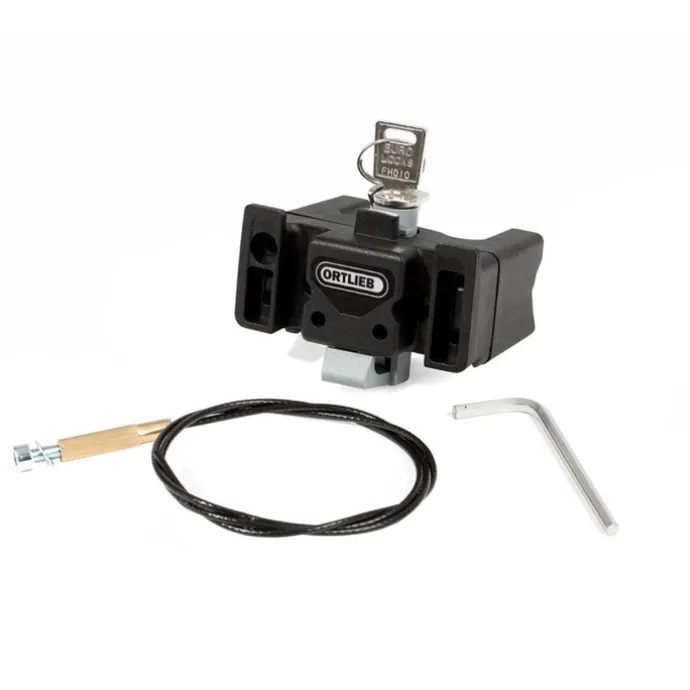 Ortlieb Handlebar Mounting-Set with Lock black
