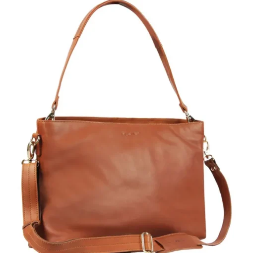 Plevier Millau Dames Laptoptas 15.6" cognac