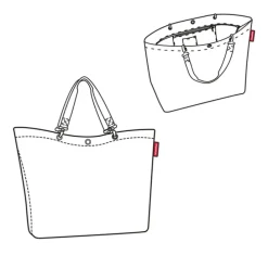 Reisenthel Shopping Shopper XL herringbone dark blue