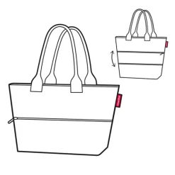 Reisenthel Shopping Shopper e1 herringbone sand