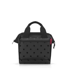Reisenthel Travelling Allrounder Cross glossy dots black