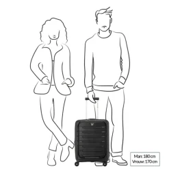 Roncato B-Flying Cabin Trolley 55 with Front Pocket nero
