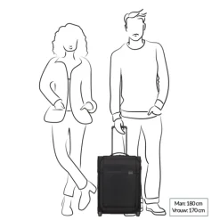 Samsonite Airea Upright 55 Exp Toppocket black
