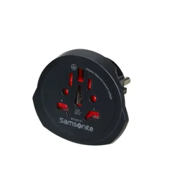 Samsonite Global Travel Accessories World To Europe Adaptor black