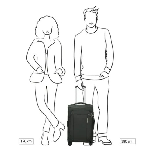 Samsonite Respark Spinner 55/35 Expandable midnight blue