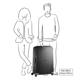 Samsonite S'Cure Spinner 75 aqua blue