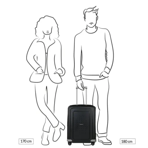 Samsonite S'Cure Spinner 55 black