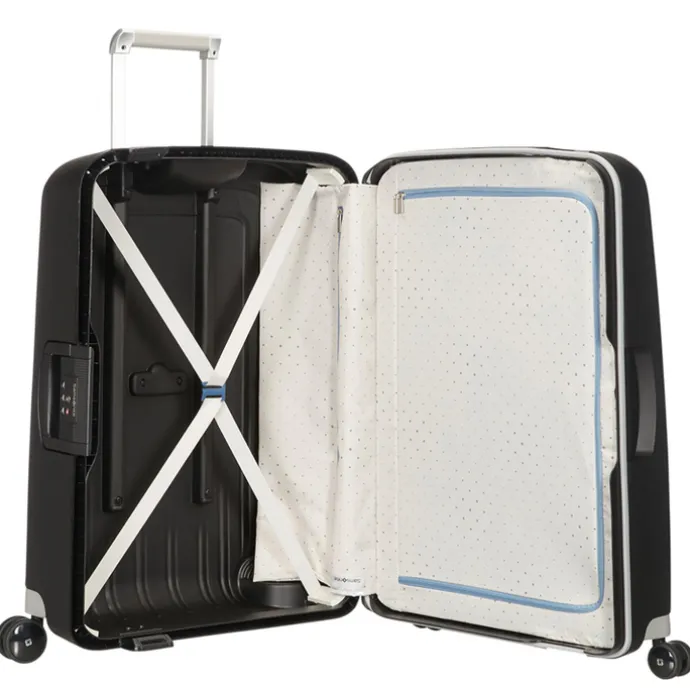 Samsonite S'Cure Spinner 55 + 75 Set black