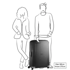Samsonite S'Cure Spinner 81 dark blue