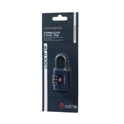 Samsonite TA Revolution Combilock 3 Dial TSA midnight blue