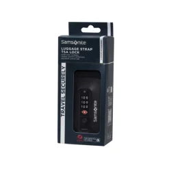 Samsonite TA Revolution Luggage Strap/TSA Lock black