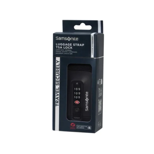 Samsonite TA Revolution Luggage Strap/TSA Lock black
