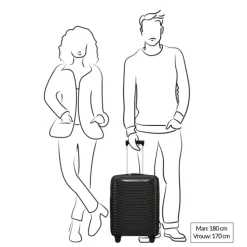 Samsonite Upscape Spinner 55 Expandable blue nights