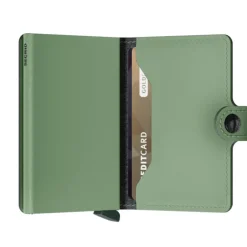 Secrid Miniwallet Portemonnee Yard Powder pistachio