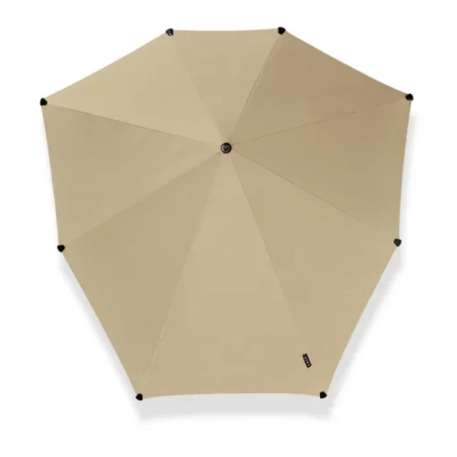 Senz Large Stick Storm Umbrella champagne brown